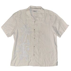 TOMMY BAHAMA Hawaiian  Short Sleeve Button Shirt 100% Silk Mens Sz. XL